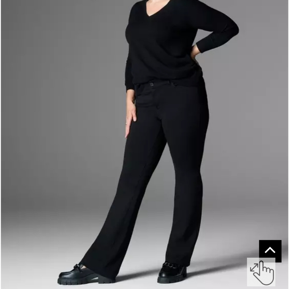 Torrid TALL INSEAM Trouser Bootcut Ponte Pant - Picture 7 of 8